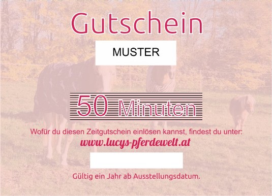 Gutschein 50 Minuten